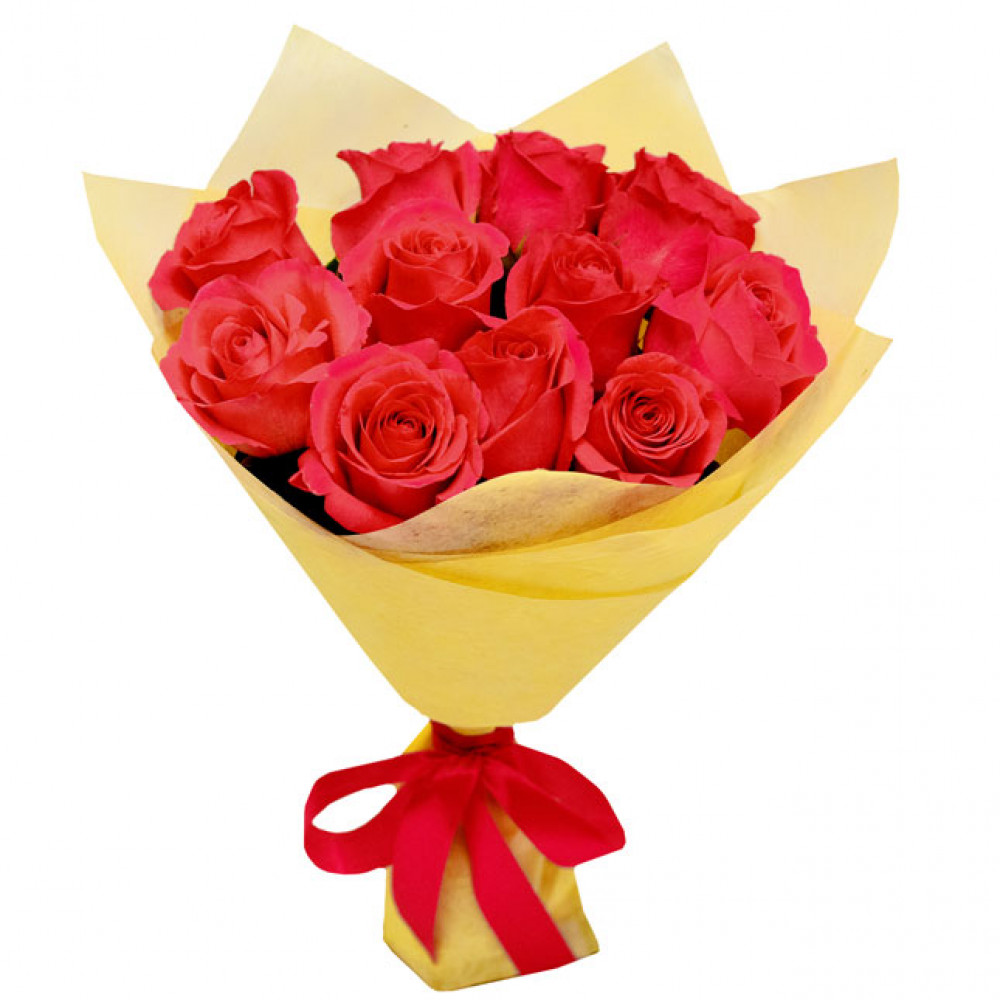 Букет цветов «11 красных роз»